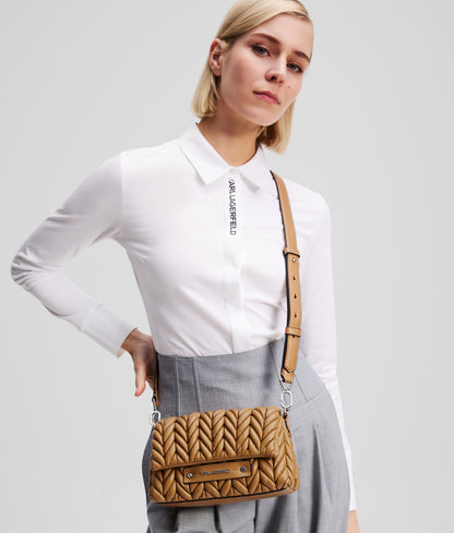 K/Weave Crossbody Bag Caramel Caramel