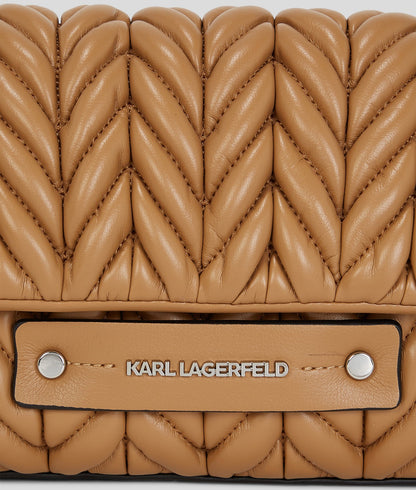 KarlLagerfeld Kweave Crossbody Bag Caramel