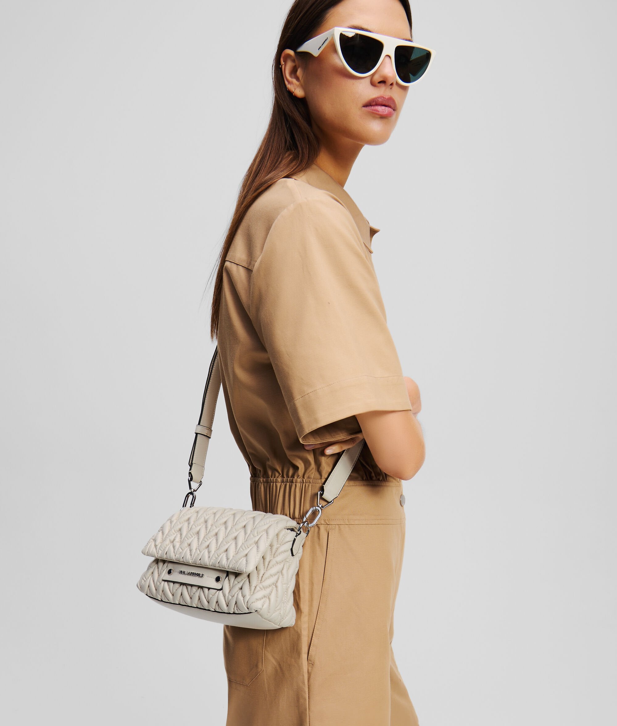 K/Weave Crossbody Bag Cement Cement