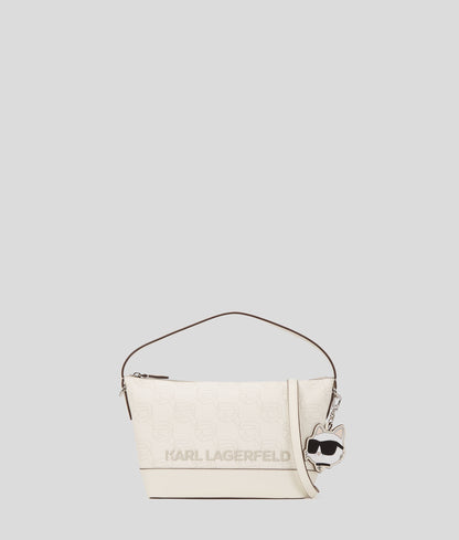 KarlLagerfeld Ikon Crossbody Bag Off White Nft All Over Print