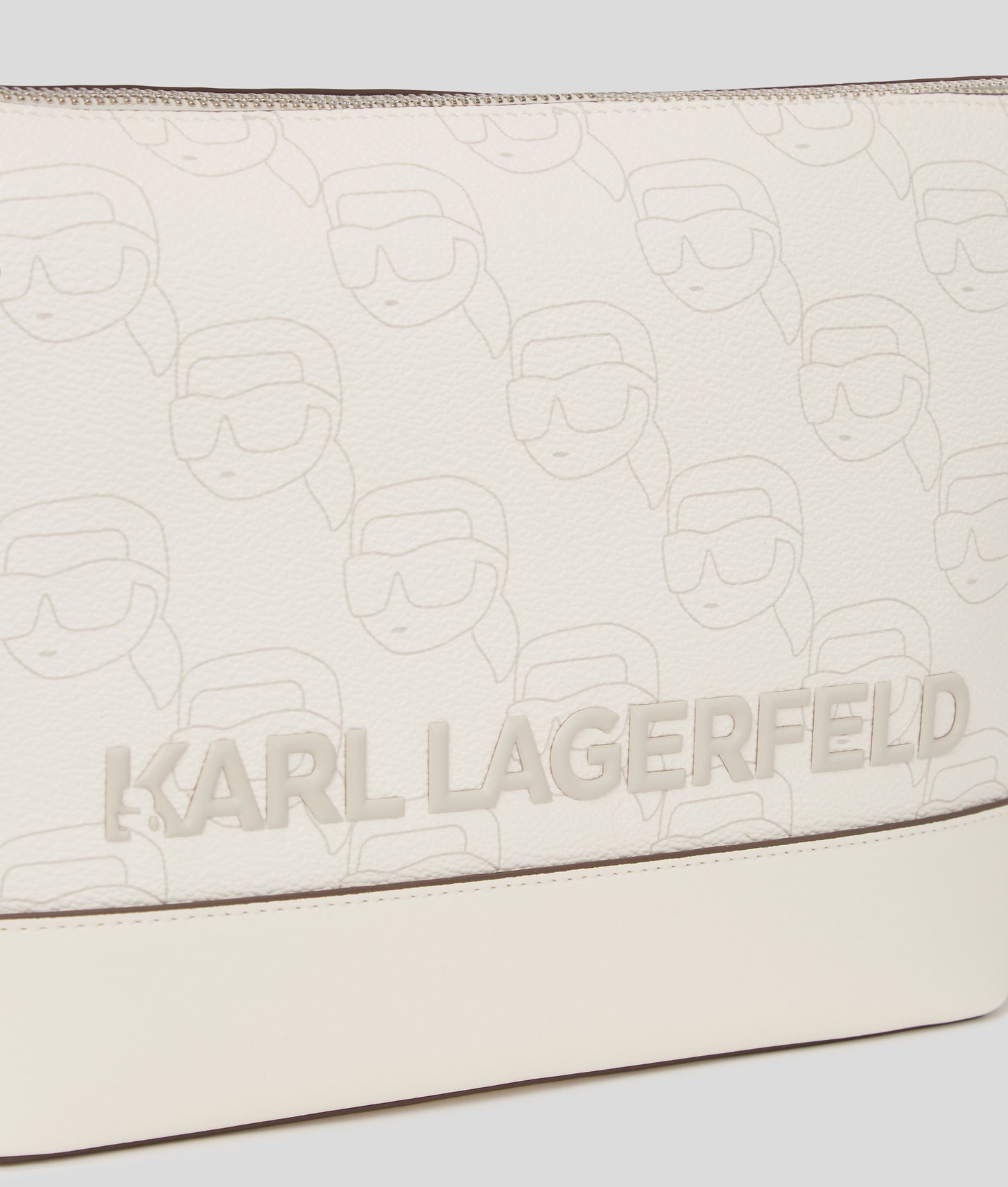 KarlLagerfeld Ikon Crossbody Bag Off White Nft All Over Print