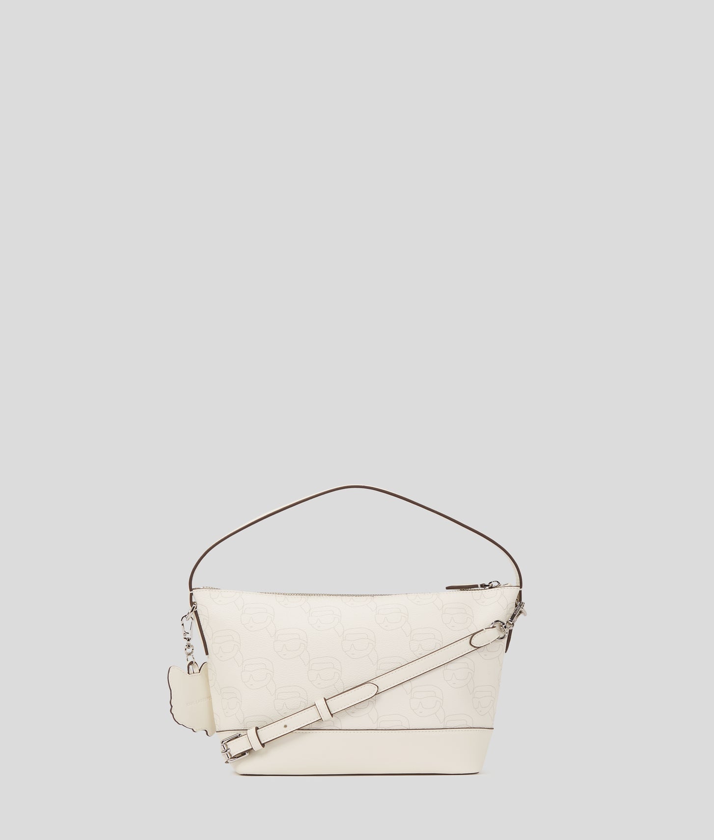KarlLagerfeld Ikon Crossbody Bag Off White Nft All Over Print