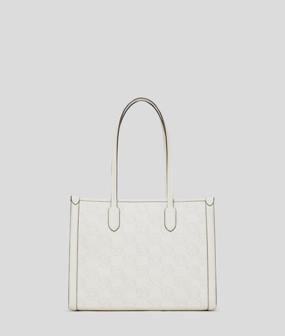 KarlLagerfeld Ikon Medium Tote Bag Off White Nft All Over Print