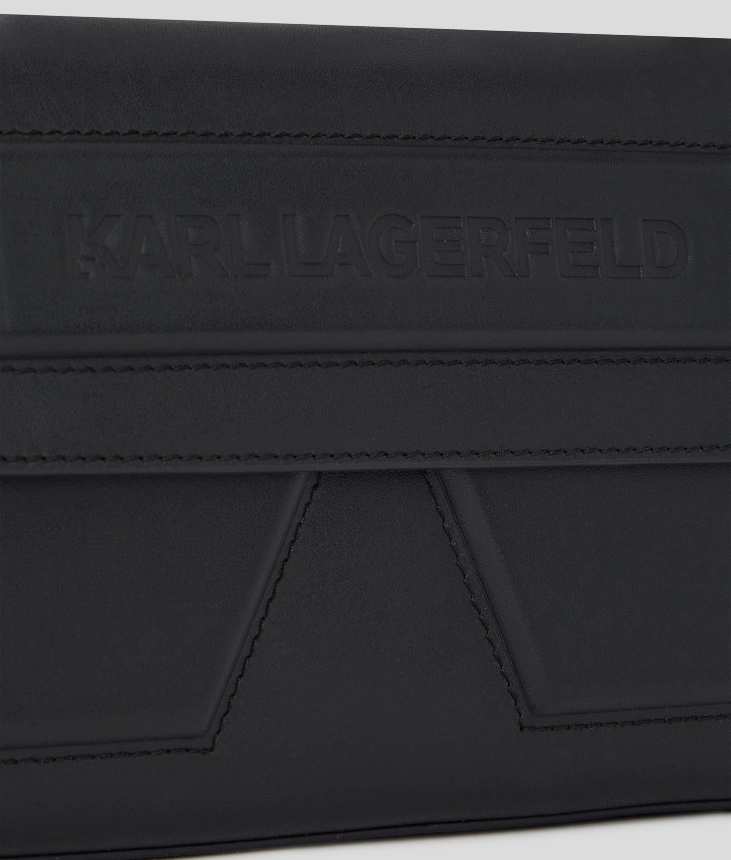 KarlLagerfeld Ikon K Crossbody Bag Black-Nickel