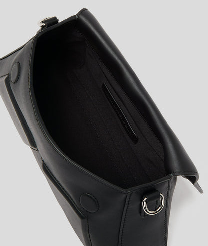 KarlLagerfeld Ikon K Crossbody Bag Black-Nickel