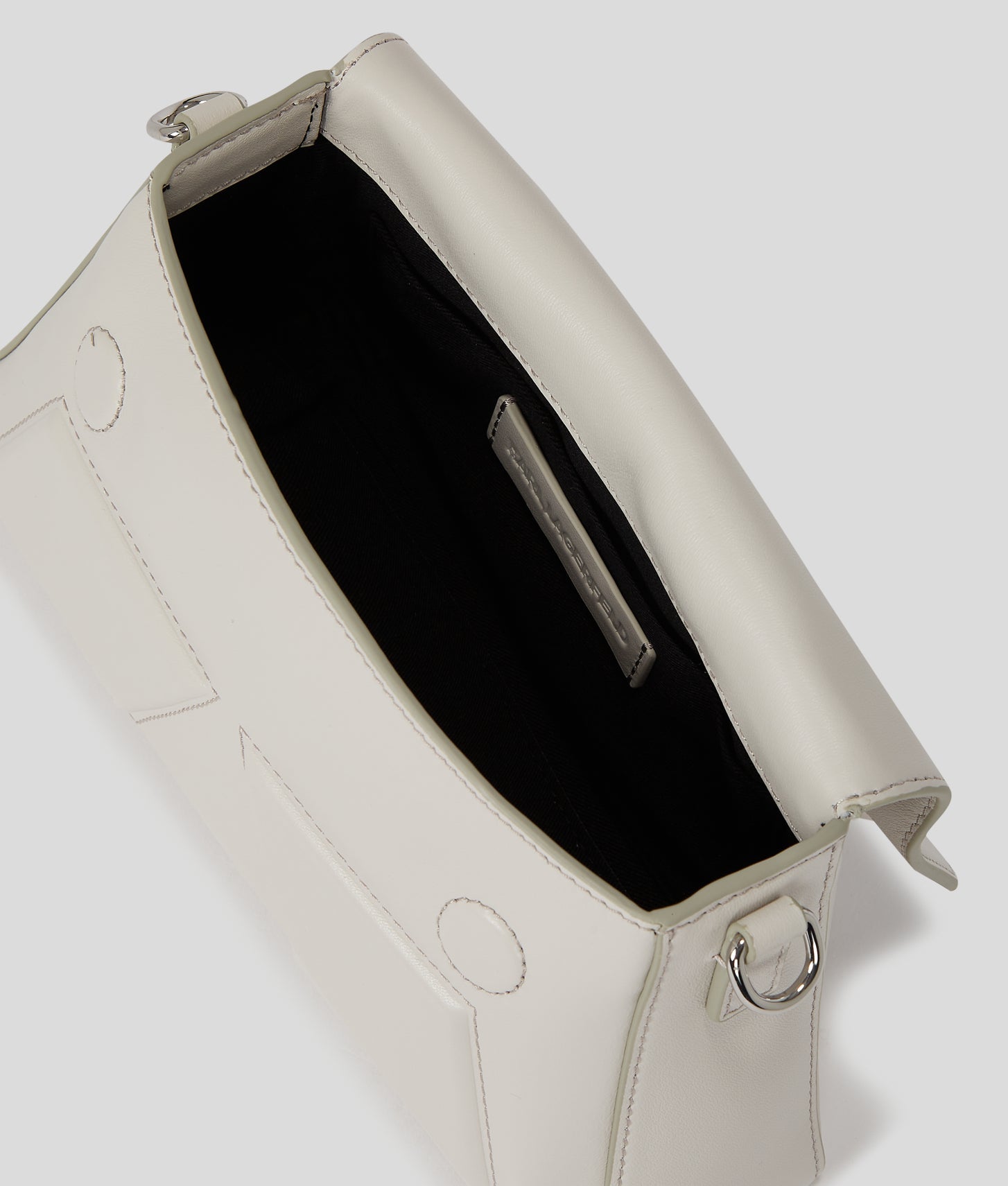 KarlLagerfeld Ikon K Crossbody Bag Cement