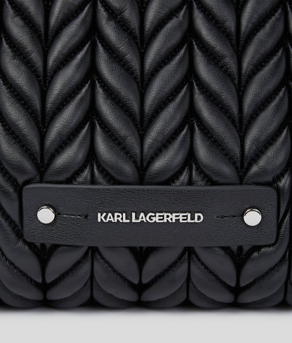 K/Weave Large Tote Bag Black-Nickel Black-Nickel