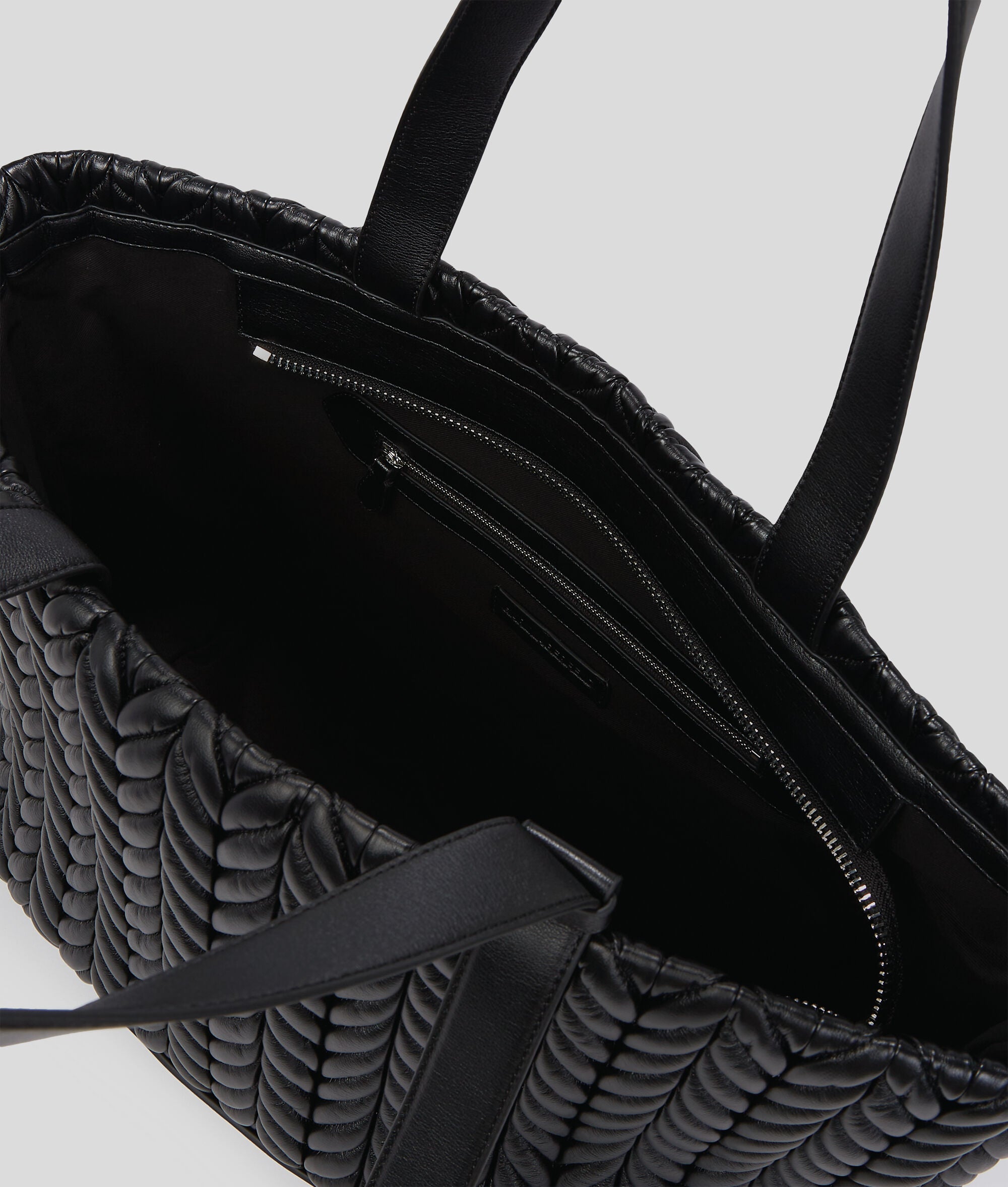 K/Weave Large Tote Bag Black-Nickel Black-Nickel