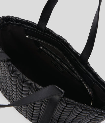 K/Weave Large Tote Bag Black-Nickel Black-Nickel