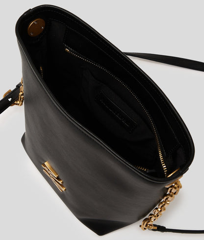 KarlLagerfeld Kautograph Small Bucket Bag Black/Gold