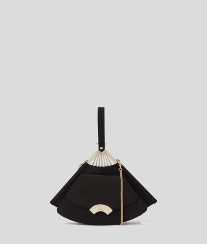 KarlLagerfeld Kl Studio Fan Clutch Bag Black/Gold