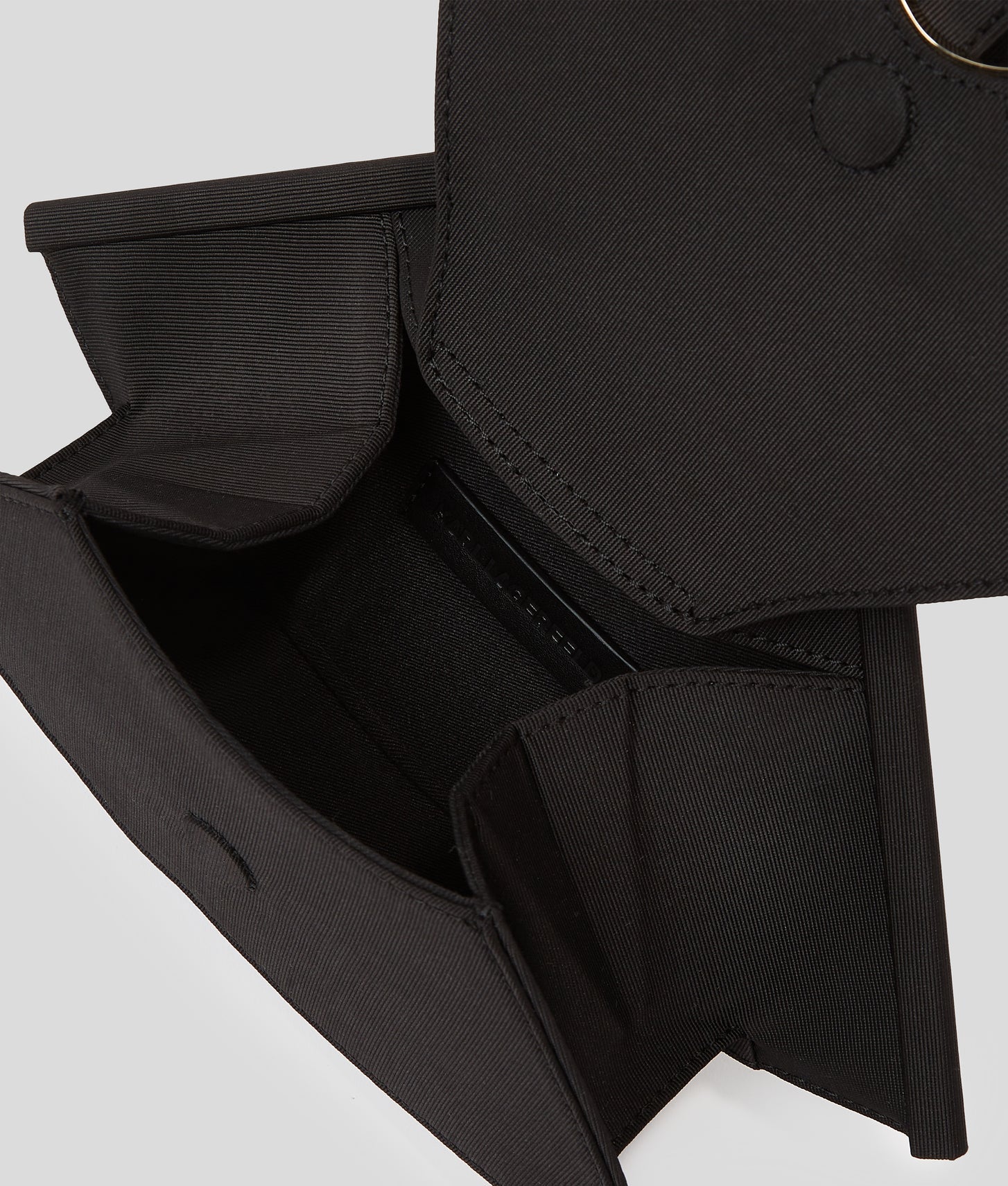 KarlLagerfeld Kl Studio Fan Clutch Bag Black/Gold