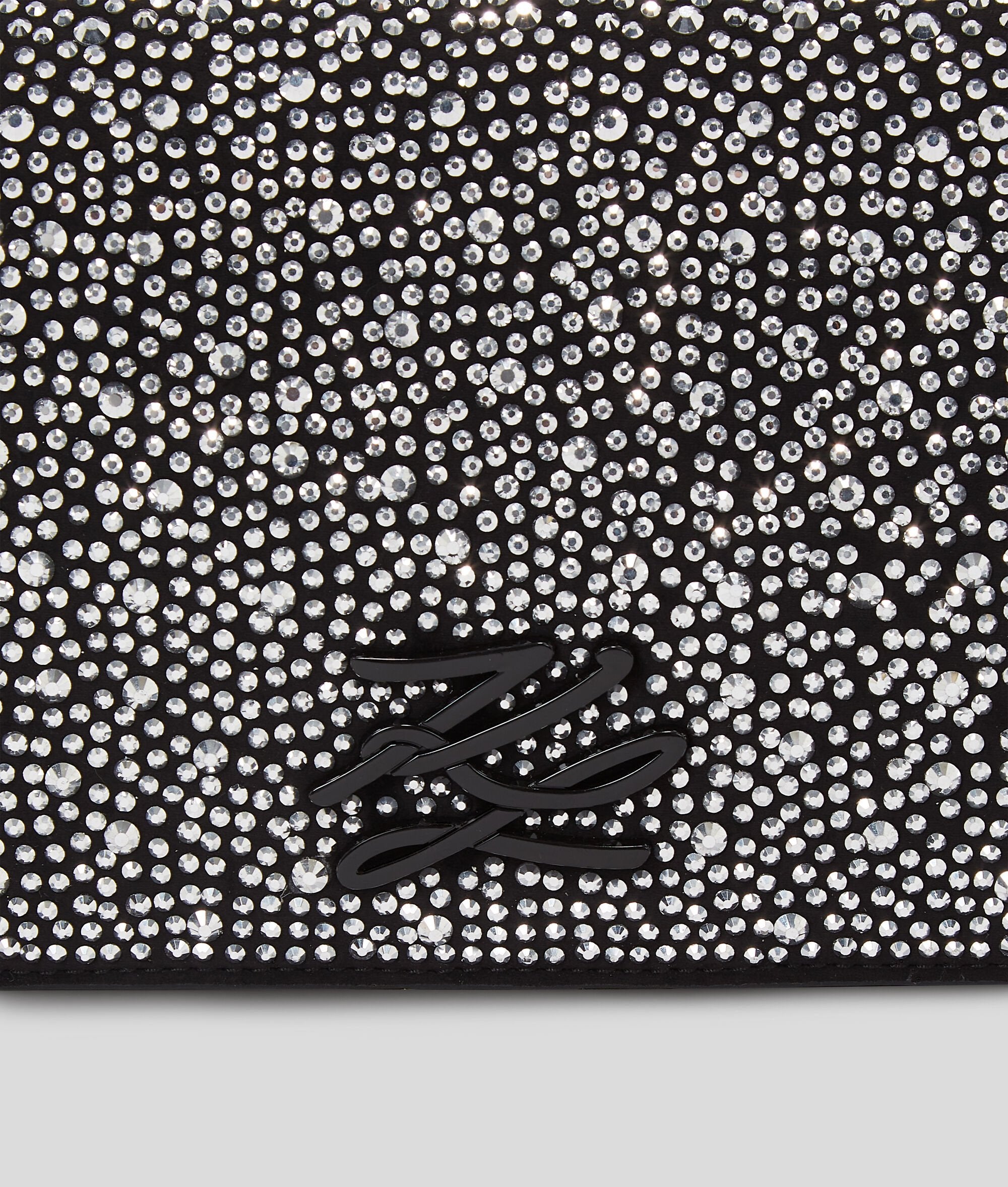 K/Soiree Rhinestone Clutch Bag Silver Embellishment Silver Embellishment