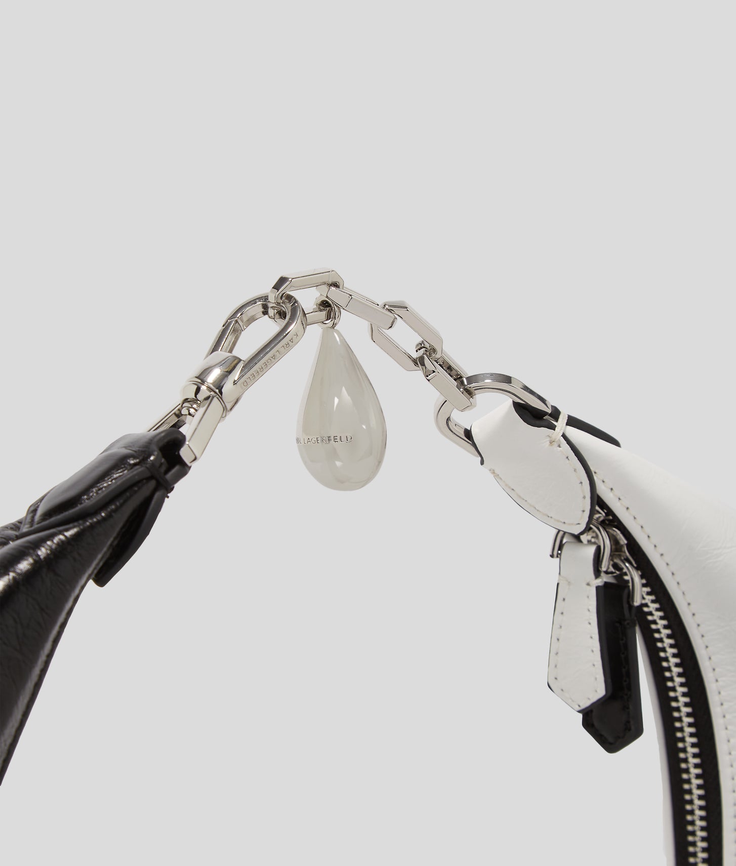 KarlLagerfeld Kl X Joann Large Shoulder Bag White/Black