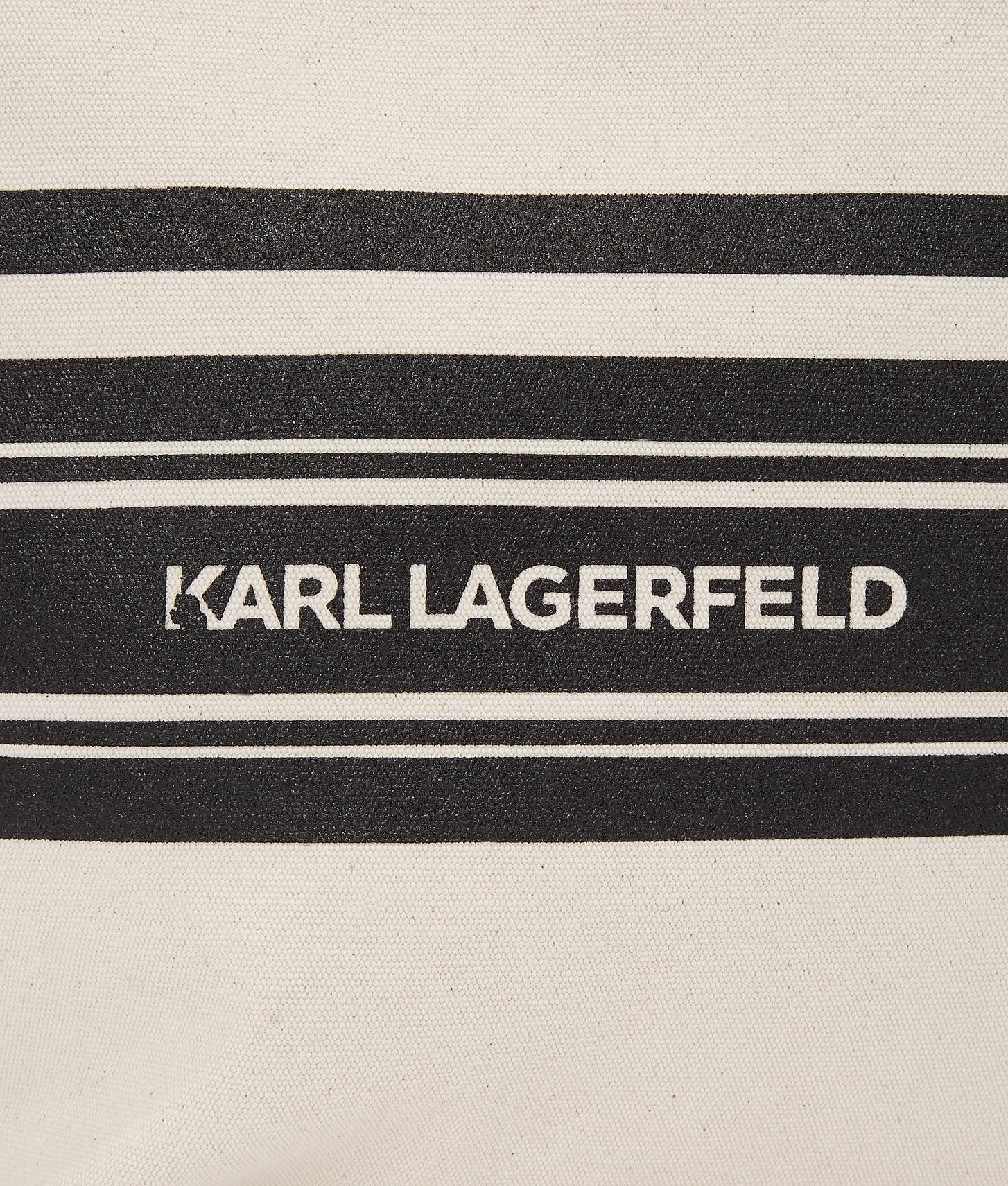 KarlLagerfeld Kl X Borsalino Beach Tote Bag Black/Natural