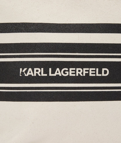 KarlLagerfeld Kl X Borsalino Beach Tote Bag Black/Natural