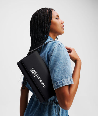Logo Crossbody Bag Black Black