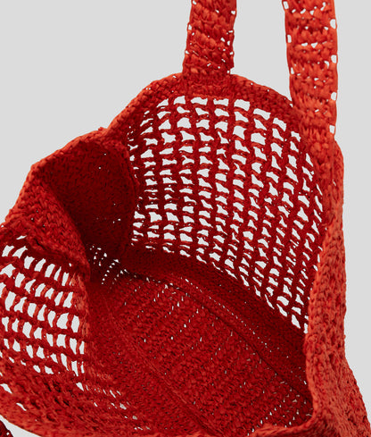 Raffia Shopper Poinciana Poinciana