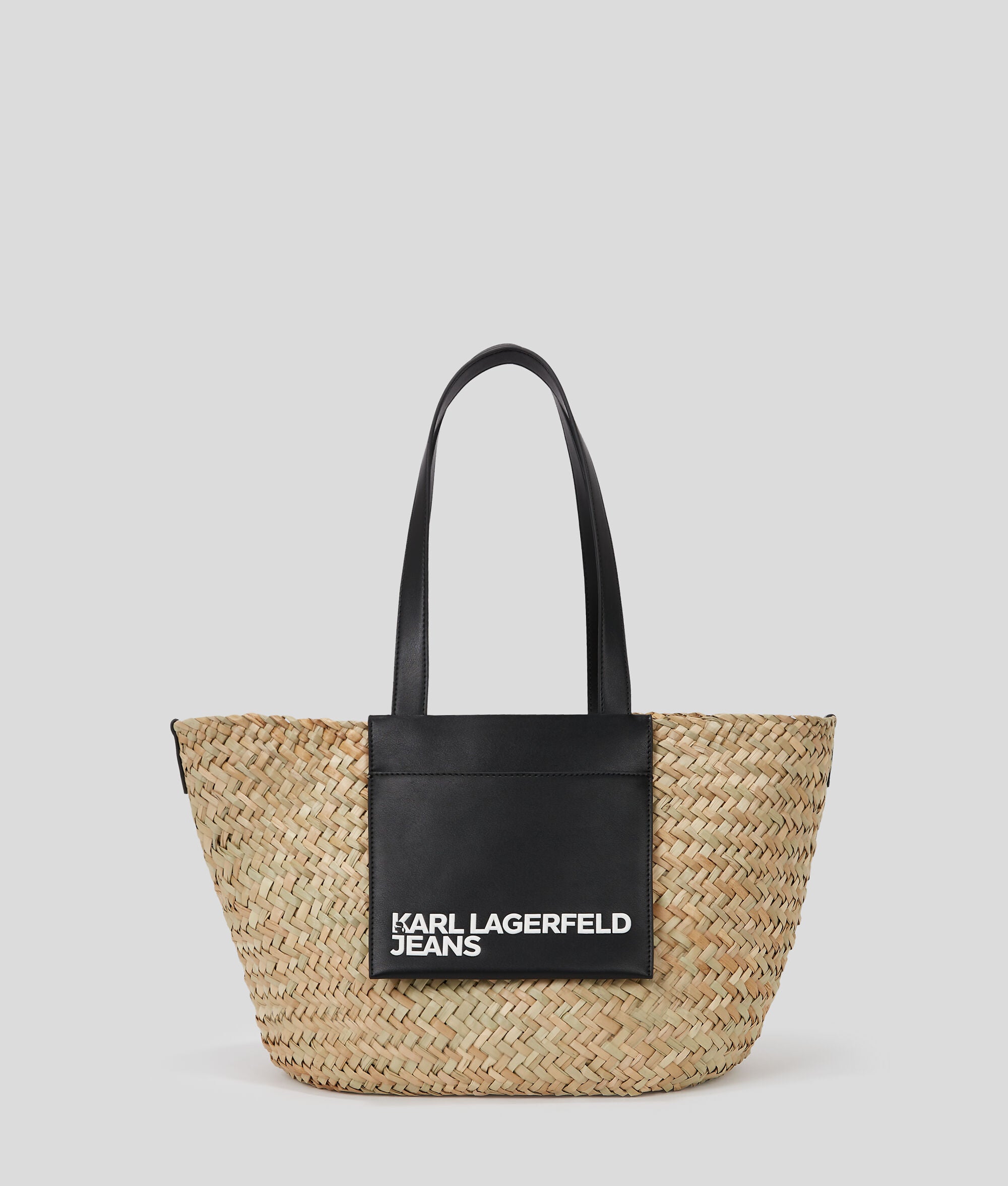 Raffia Tote Bag Natural/Black Natural/Black