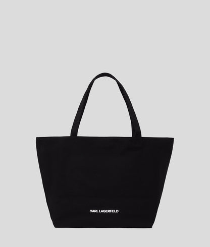 KarlLagerfeld Ikon Aquarelle Shopper Black