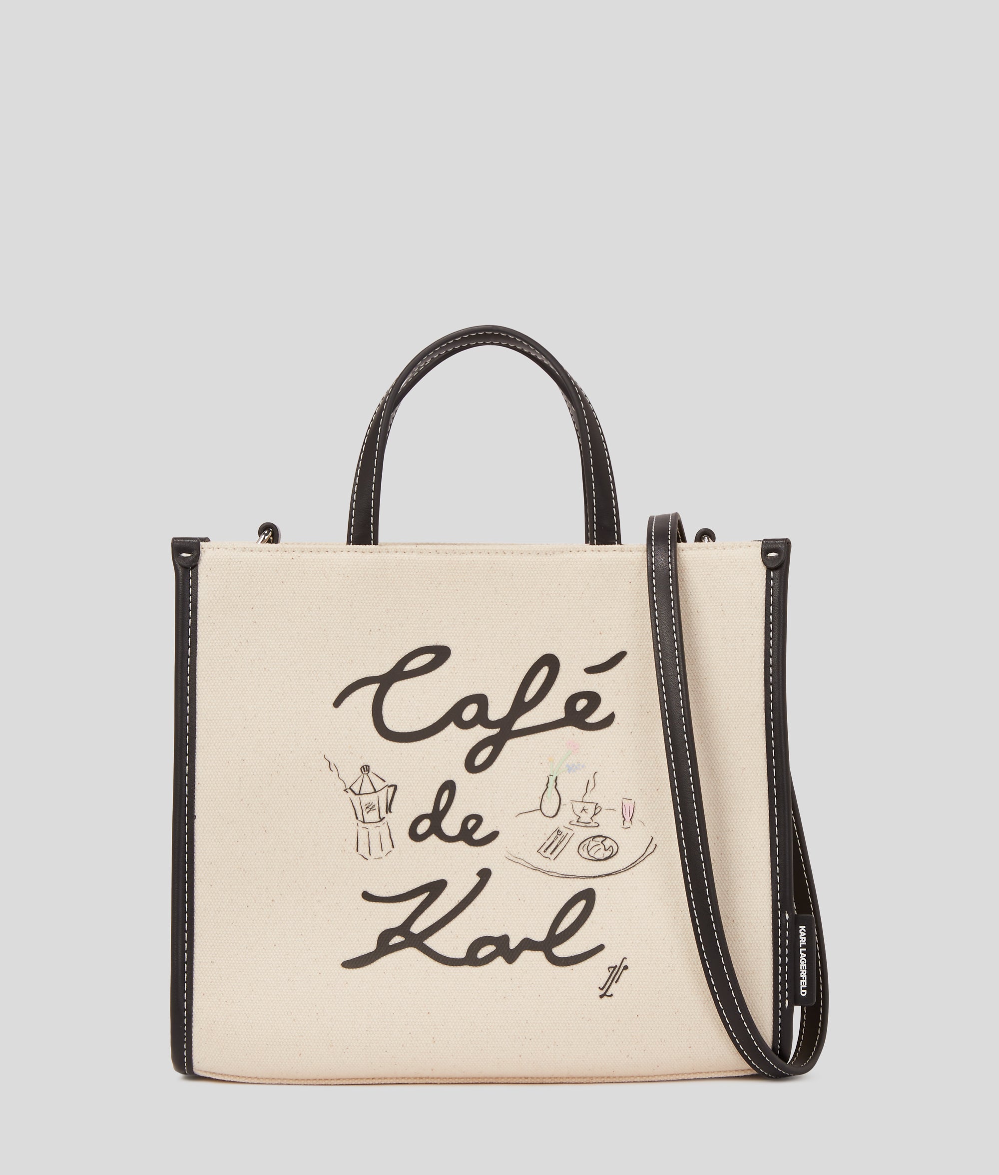 KarlLagerfeld Kl X Jorge Parra Tote Bag Natural
