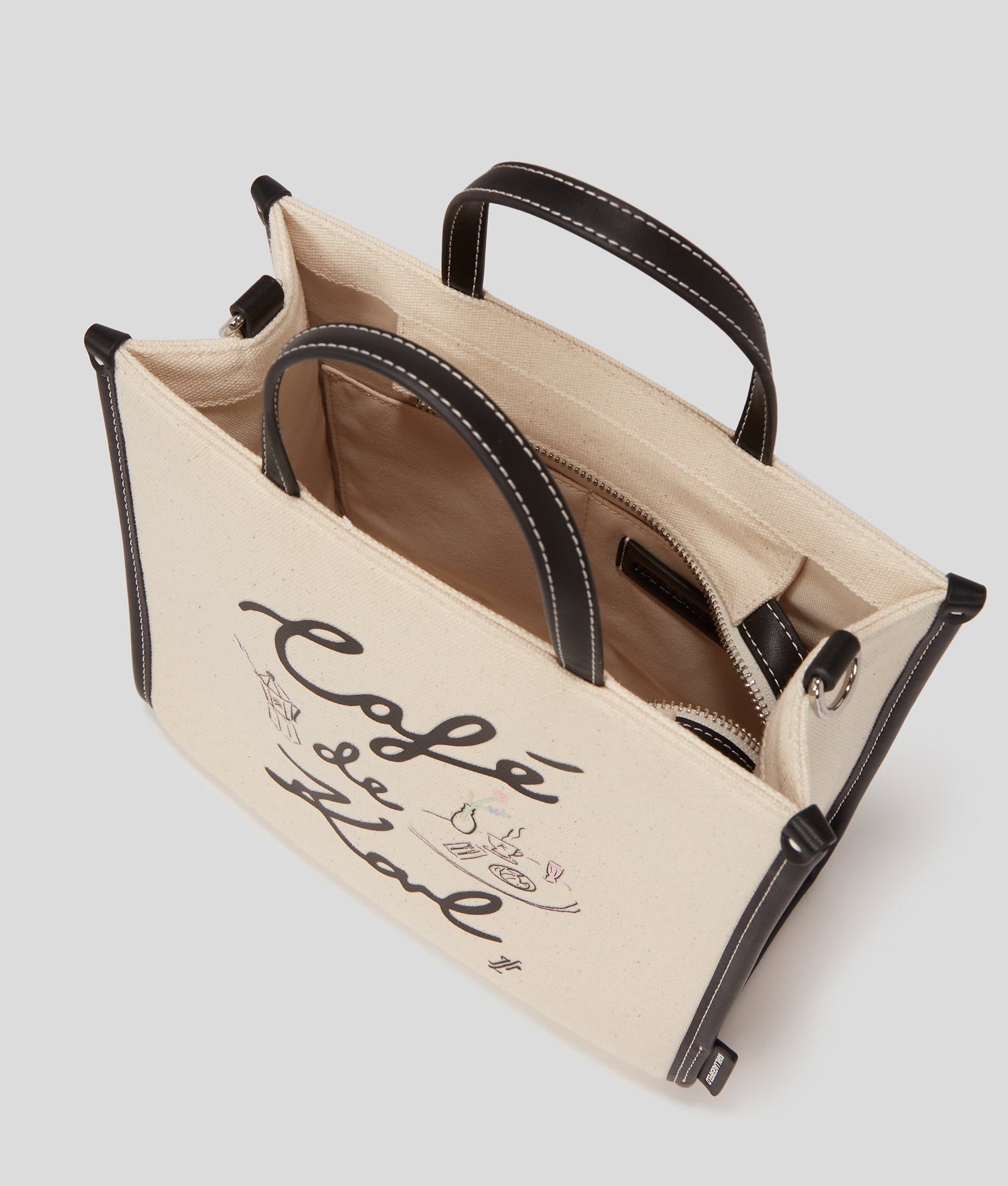 KarlLagerfeld Kl X Jorge Parra Tote Bag Natural