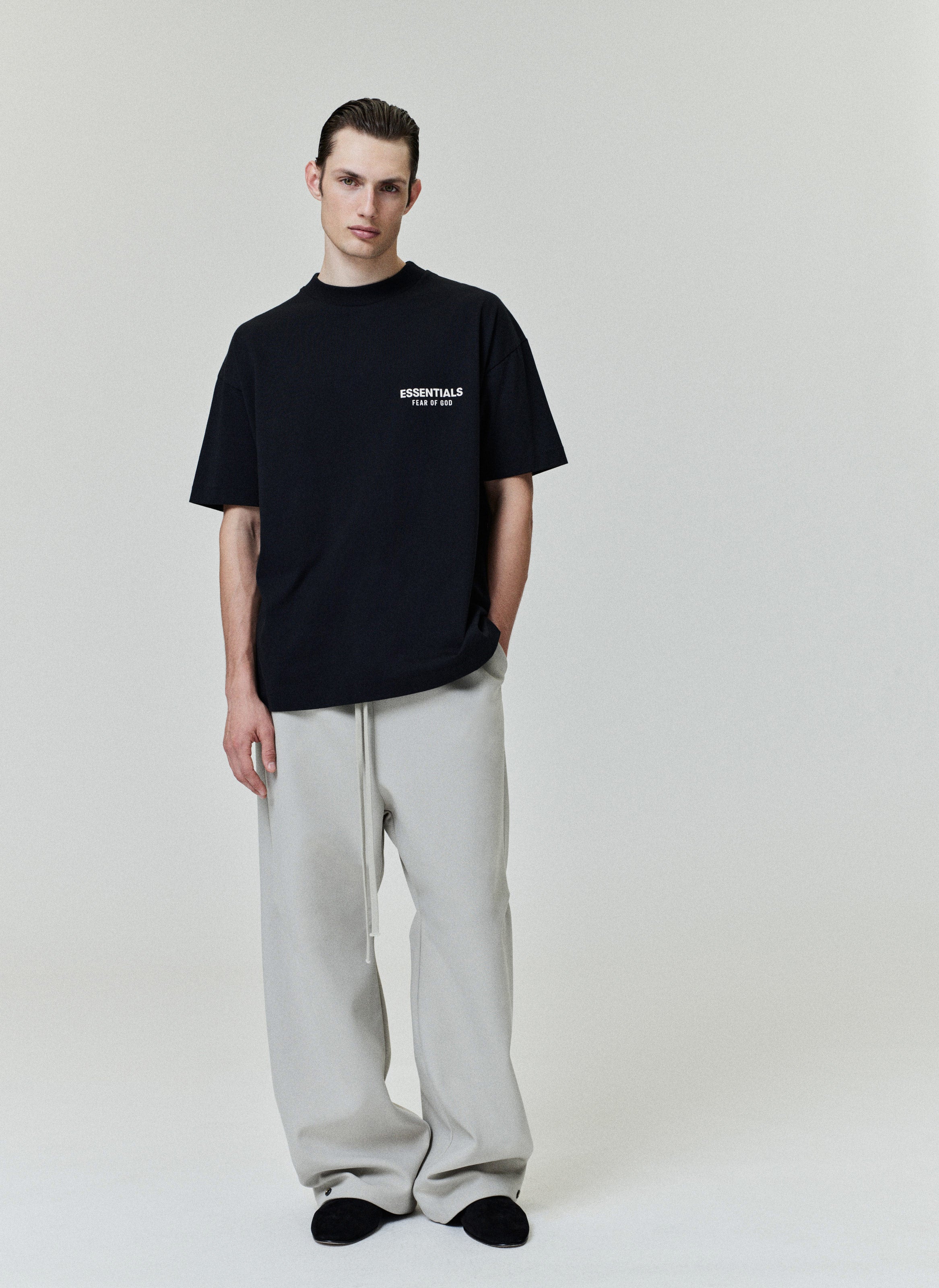 Essentials Classic Short Sleeve Tee Vintage Black