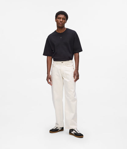 Karl Lagerfeld Monogram Linen Shirt Twilight Blue