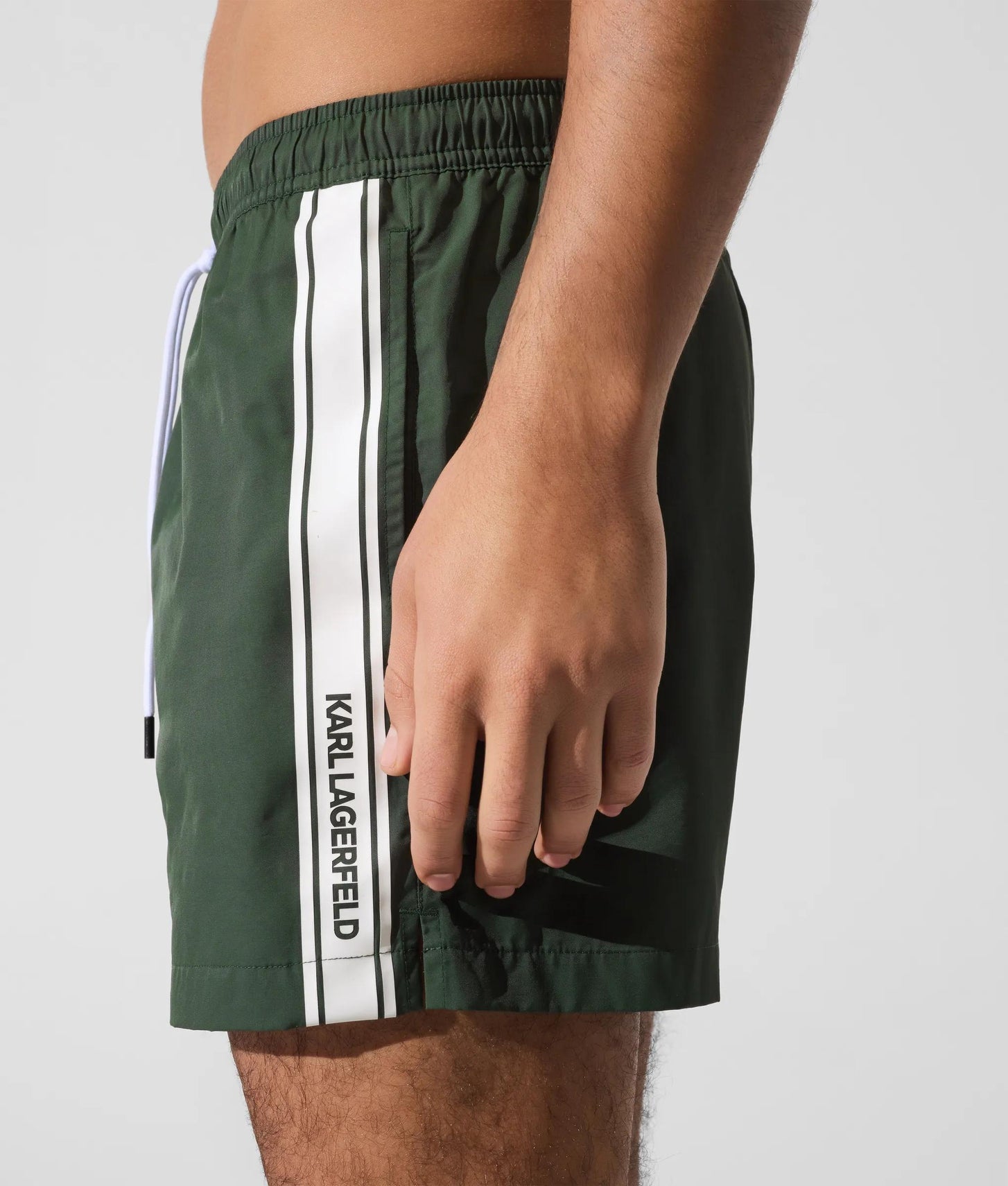 Karl Lagerfeld Logo Boardshorts Deep Forest