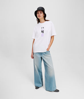 KarlLagerfeld Klj Box Logo Mini Crossbody Bag Lavendula