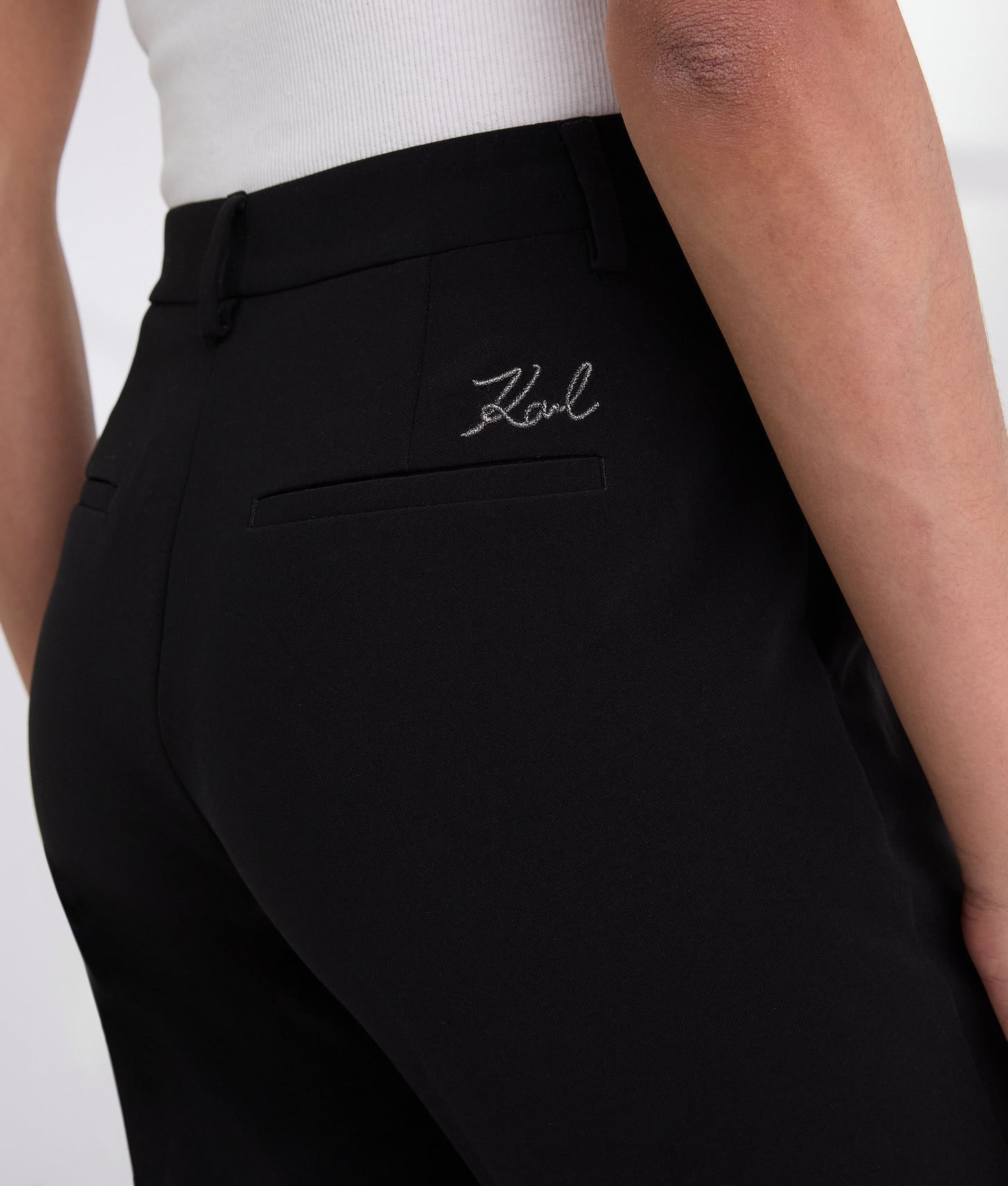 Karl Lagerfeld Cigarette Pants Black