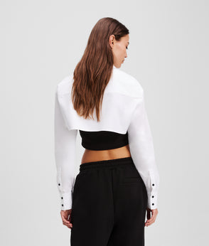 KarlLagerfeld Nylon Mini Backpack White/Black