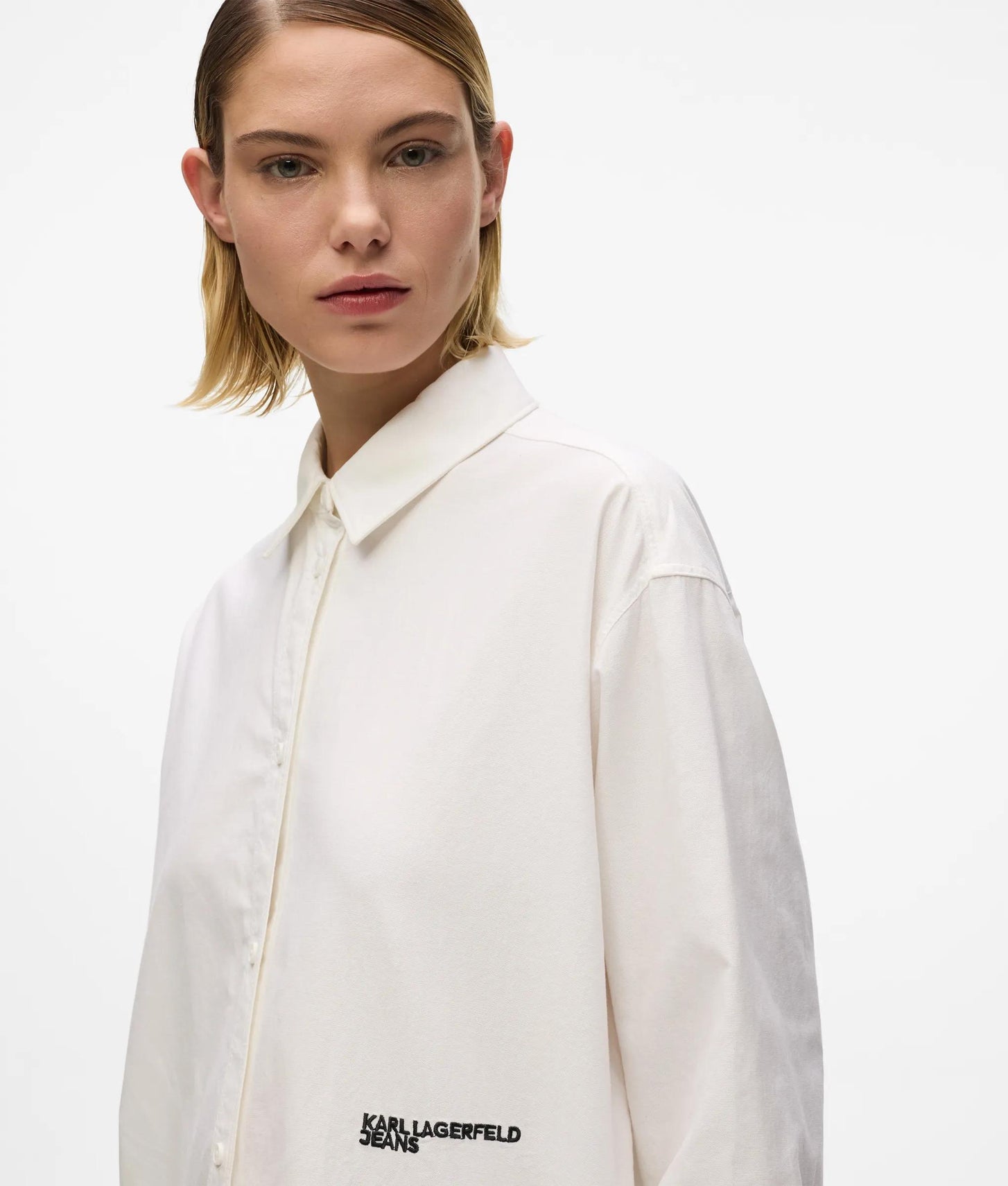 Karl Lagerfeld Oxford Shirt White
