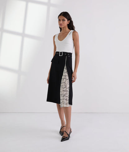Karl Lagerfeld Halterneck Waistcoat Black