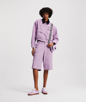 KarlLagerfeld Klj Box Logo Camera Bag Lavendula