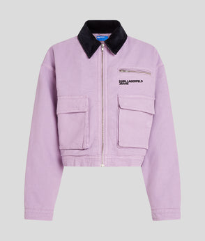 KarlLagerfeld Sunglasses Denim Top-Handle Bag Tinted Visual Washed Blue