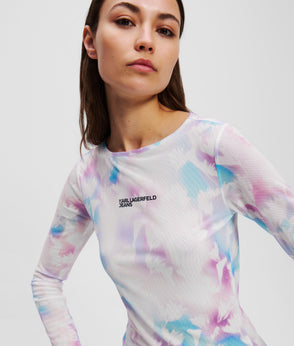 KarlLagerfeld Klj Box Logo Mini Crossbody Bag Lavendula