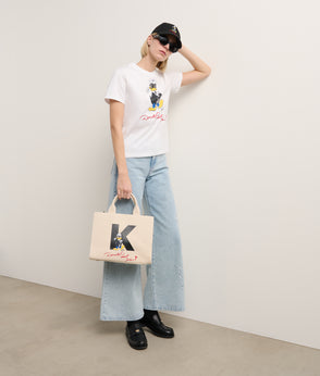 KarlLagerfeld Disney X Kl Medium Shopper Natural