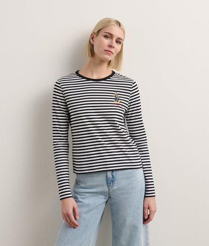 KarlLagerfeld Disney X Kl Print Tote Bag Cannoli Cream-Black