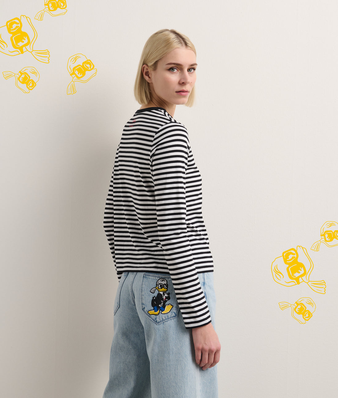 KarlLagerfeld Disney X Kl Medium Shopper Black