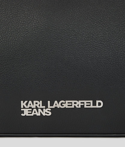 KarlLagerfeld Metal Logo Shoulder Bag Black