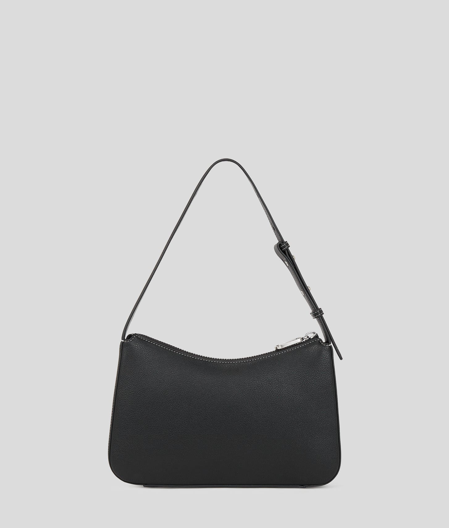 KarlLagerfeld Metal Logo Shoulder Bag Black