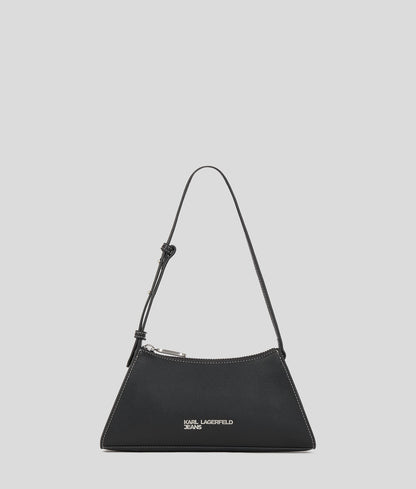 KarlLagerfeld Metal Logo Small Shoulder Bag Black