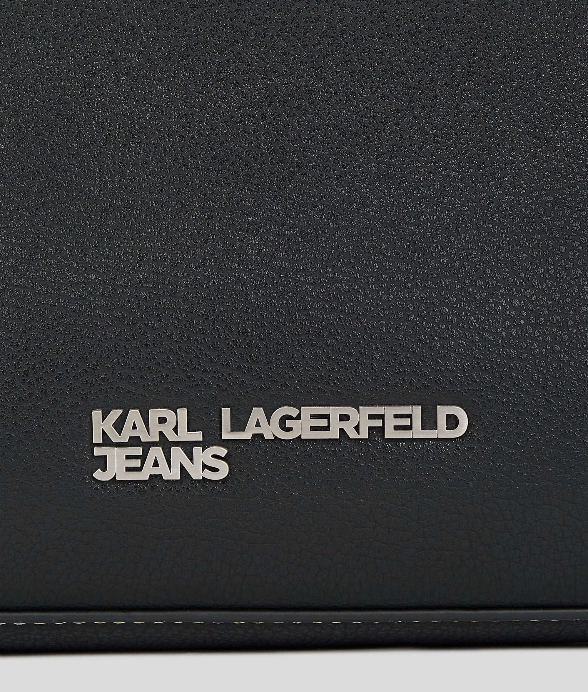 Metal Logo Small Shoulder Bag Black Black