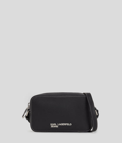KarlLagerfeld Metal Logo Camera Bag Black