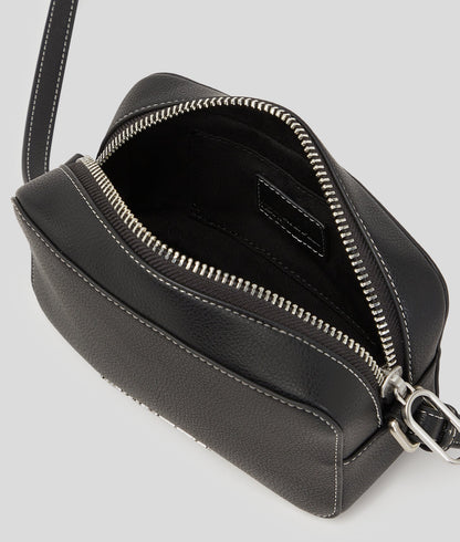 KarlLagerfeld Metal Logo Camera Bag Black