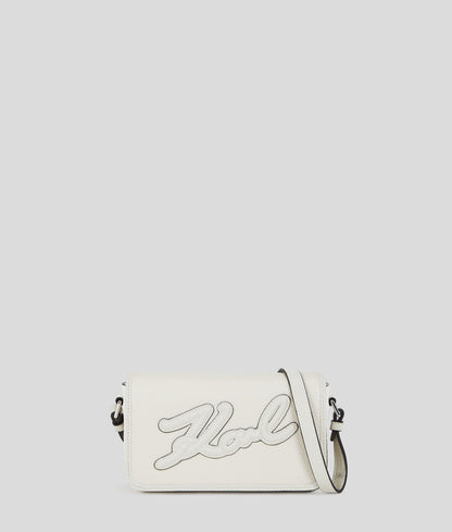 KarlLagerfeld Kskuare Crossbody Bag Off White