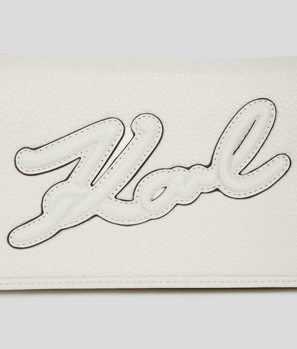 KarlLagerfeld Kskuare Crossbody Bag Off White