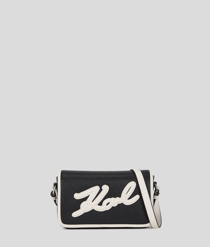 KarlLagerfeld Kskuare Crossbody Bag Black/White