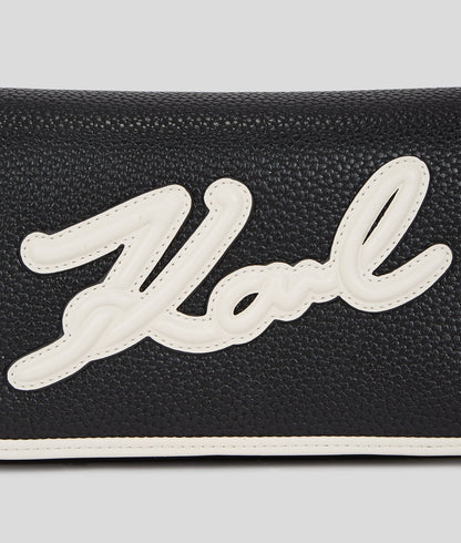 KarlLagerfeld Kskuare Crossbody Bag Black/White